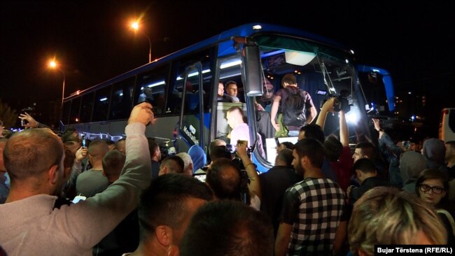 Pamje nga Stacioni i Autobusëve në Prishtinë javën e kaluar