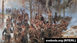 Карціна Войцеха Косака: бітва палякаў з расейцамі 25 лютага 1831