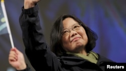 Цай Инвэнь, победившая на выборах президента Тайваня