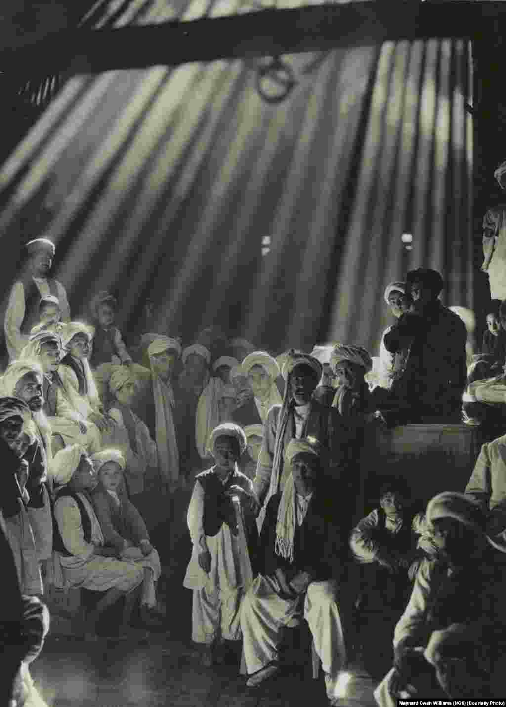 In his favorite picture, taken in 1931, legendary &quot;National Geographic&quot; photojournalist Maynard Owen Williams marveled how, in this Herat, Afghanistan, bazaar, no one blinked during the three seconds required to make the exposure.