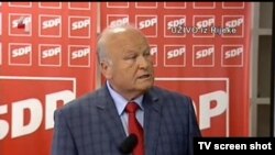 Konferencija za medije bivšeg ministra financija Slavka Linića