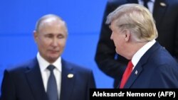 Владимир Путин и Дональд Трамп на саммите "Большой двадцатки", Буэнос-Айрес, ноябрь 2018 года