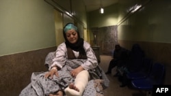 Ранета жена од нападот врз воената болница во Кабул, 9 март 2017 