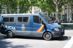 Фургон полиции Испании