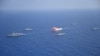 Turski seizmički istraživački brod Oruk Rajs u pratnji turske mornarice dok plovi Sredozemnim morem, 10. avgust 2020. godine.