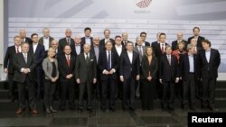 European Union Foreign Ministers meeting in Riga.