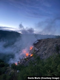 Diegia e deponisë Mostina në Rozhajë të Malit të Zi më 13 korrik më 2024 (FOTO- Denis Muriq)