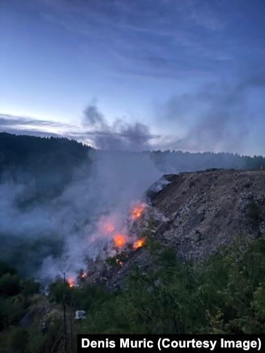 Diegia e deponisë Mostina në Rozhajë të Malit të Zi më 13 korrik më 2024 (FOTO- Denis Muriq)