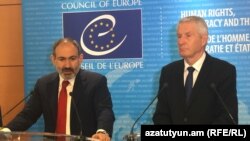 Վարչապետ Նիկոլ Փաշինյան, Եվրոպայի խորհրդի գլխավոր քարտուղար Թորբյորն Յագլանդ, արխիվ