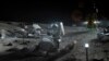 Астранаўты на Месяцы, ілюстрацыйны матэрыял NASA да місіі Artemis 1
