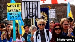 Український мітинг у Вашингтоні, фото ілюстративне