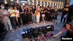 Акция в память о Лексо Лашкараве, Тбилиси, 12 июля