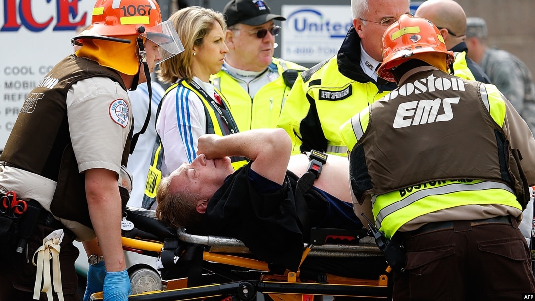 Three people were killed and some 260 injured when two bombs exploded near the finish line of the Boston Marathon on April 15.