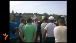 Митингчилер Каракол-Бишкек автожолун буушту