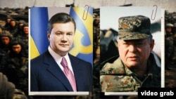 Виктор Янукович (слева) и Павел Лебедев. Коллаж