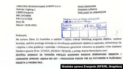 Dozvola za početak probnog rada kompanije Linglong u Zrenjaninu