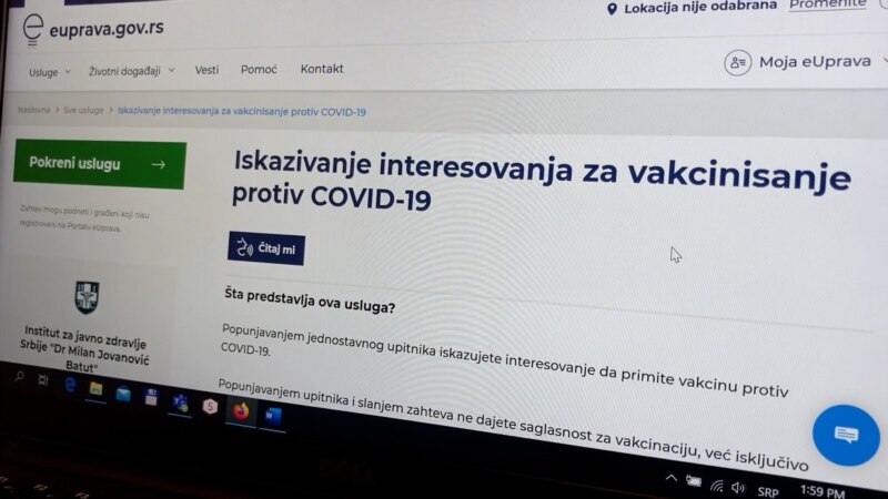 Počelo telefonsko prijavljivanje za vakcinisanje u Srbiji