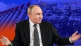 Коллаж: Путин и война
