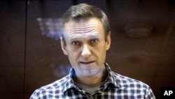 Imprisoned Russian opposition leader Aleksei Navalny (file photo)