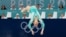 Ana Maria Barbosu competes in the women's floor exercise final at the Paris Olympics on August 5.