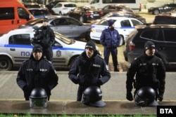 Засилено е полицейското присъствие на протеста, 26 ноември 2025 г.