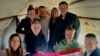Russia/United States - a picture posted by US President Donald Trump shows Stephen Hubbard after release from a Russia prison - screen grab