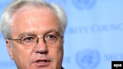 Vitaly Churkin, Russian ambassador to the United Nations (file photo)