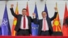 Лидерите на СДСМ и на Беса, Зоран Заев и Биљал Касами.