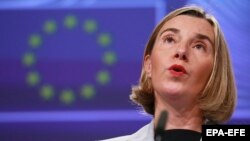 Shefja për Politikë të Jashtme dhe Siguri e BE-së, Federica Mogherini. Foto nga arkivi 