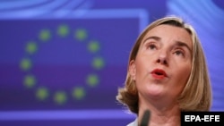 EU foreign policy chief Federica Mogherini