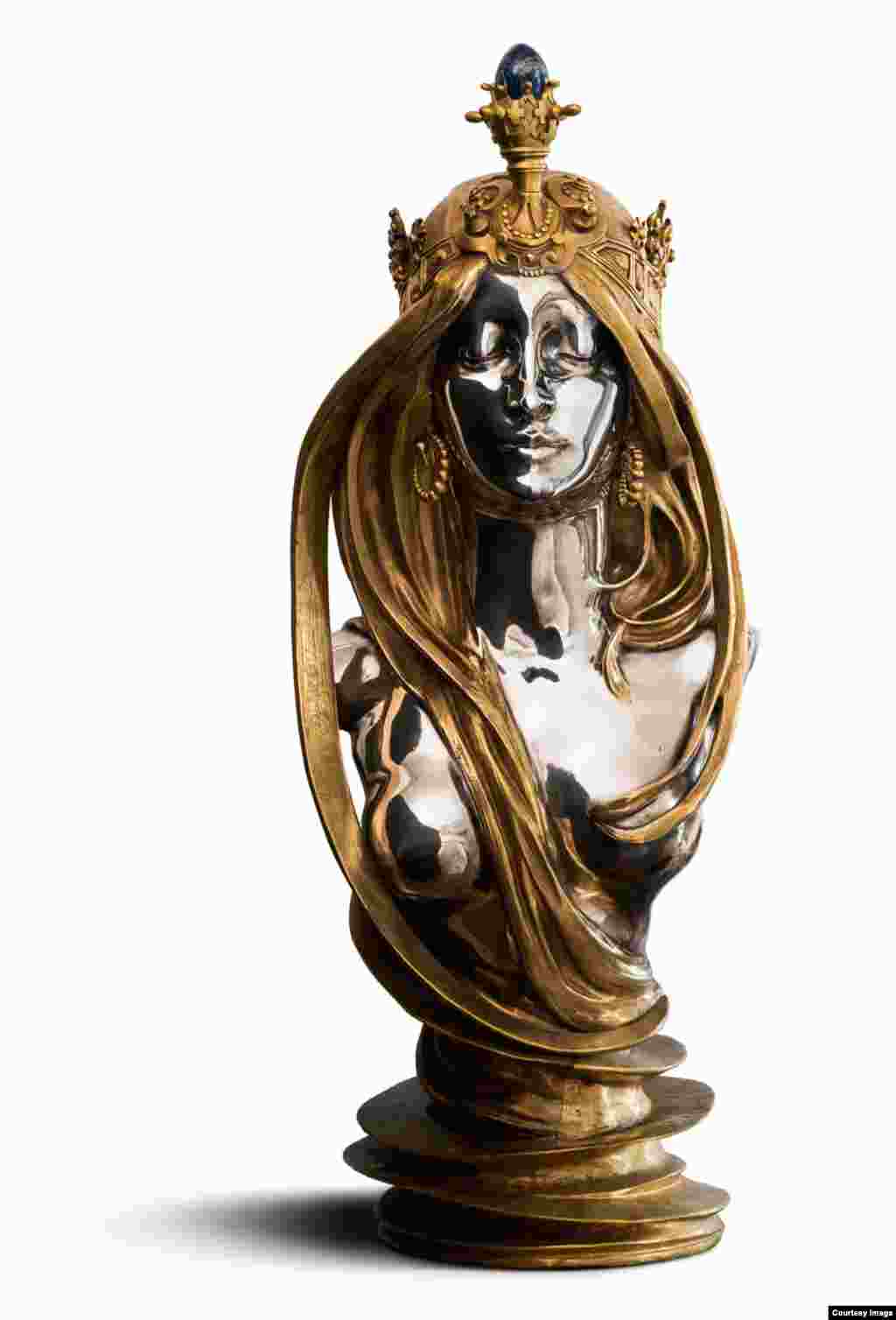 Alfons Mucha, Bust, Colecția Art Nouveau F.W. Neess (Sursa: Press Service Wiesbaden Museum)