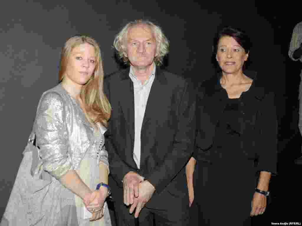 Slikar Milan Cile Marinkovć sa suprugom i kćerkom, 15.09.2010. Foto: Vesna Anđić