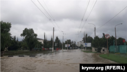 Последствия потопа в Керчи, 16 августа 2021 года