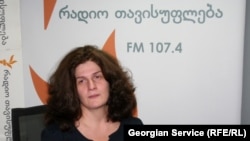 Georgia -- Translator Keti Kantaria. Tbilisi, 02Oct2015