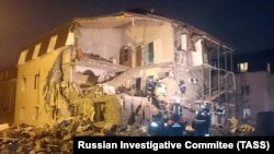 Последствия взрыва газа в жилом доме в Красноярске 