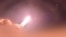 IRAN -- Screen grab of video released on Iranian state TV purportedly showing missiles being fired at Jordan. 