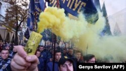 Kiyevdə millətçilərin yürüşü