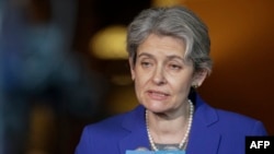 Irina Bokova, directoare generală UNESCO, New York, 12 aprilie 2016