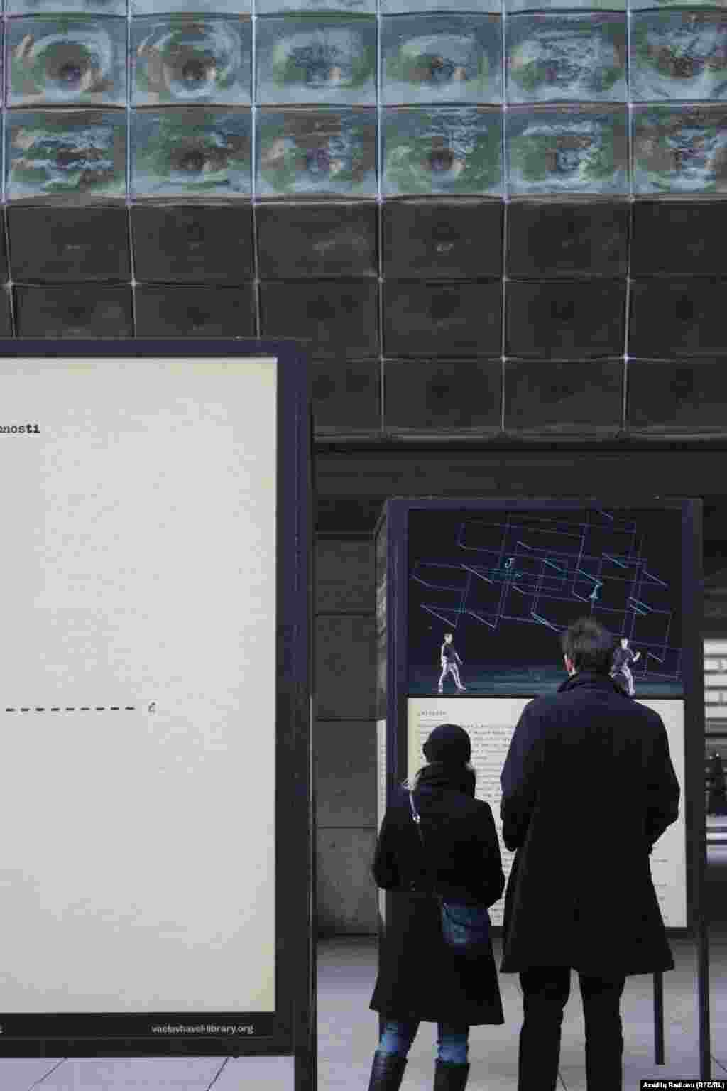 Vizual şeirlərdən ibarət "Vaclav Havel's Anticodes" adlı sərgi aprelin 7-dək davam edəcək