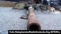 Башта українського танка в експозиції просто неба музею АТО