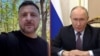 Ukraine/Russia - Zelenskyy and Putin each made public statements on May 8 as the two sides agreed to a cease-fire for Victory Day - screen grab