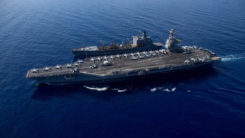 ناو هواپیمابر «یو‌اس‌اس جرالد فورد» آمریکا از دریای مدیترانه خارج می‌شود؛ ناو «یو‌اس‌اس باتان» جایگزین آن خواهد شد