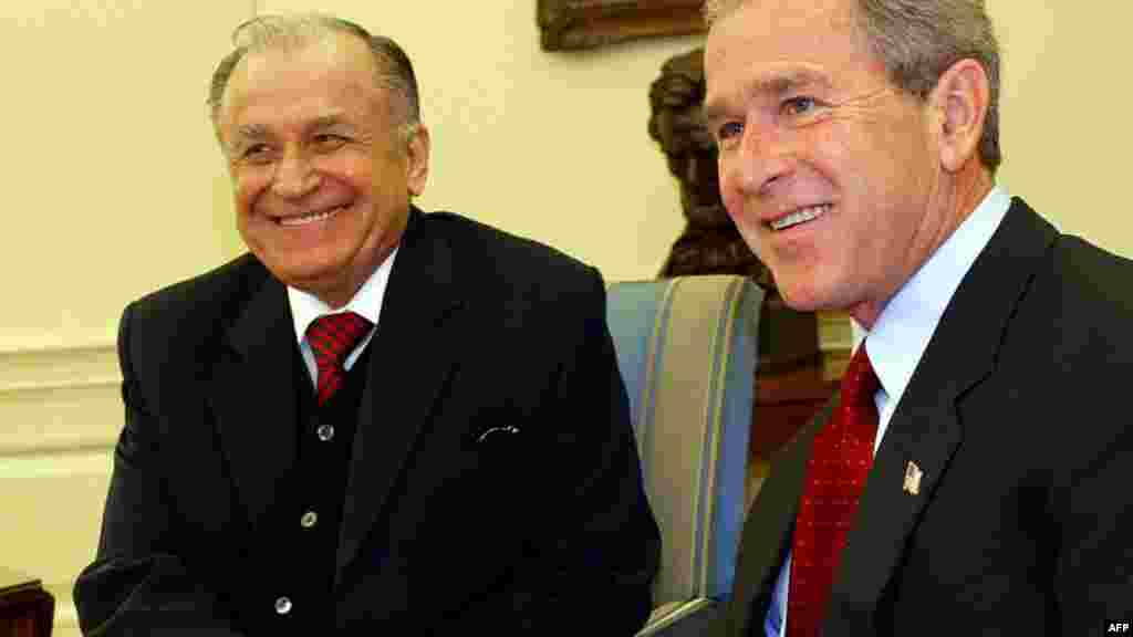 Întâlnire la Washington cu președintele american George W. Bush - 2003