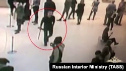 Момент кражи картины Куинджи в Третьяковской галерее в Москве
