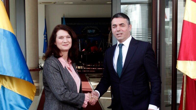 Suedia mbështet bisedimet midis Maqedonisë së Veriut dhe BE-së