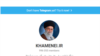 iran - Khamenei channel in telegram