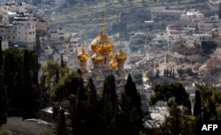 Kisha ortodokse ruse “Maria Magdalena” në Jerusalemin Lindor. Fotografi nga arkivi.