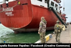 СБУ арестовала в Одесском порту судно российского «теневого» флота, 10 декабря 2025 года
