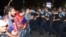 Armenia - Riot police disperse protesters on Marshal Bagramian Avenue, Yerevan, 12Sep2015.