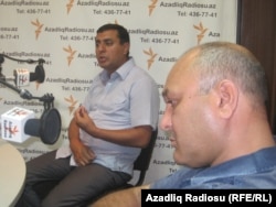 Seyfəddin Hüseynli və Nadir Qocabəyli Azadlıq Radiosunun "Pen klub" proqramında, 5 iyul, 2012